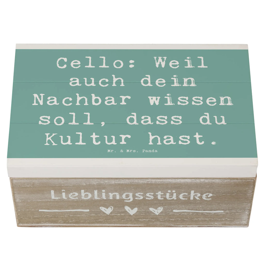 Holzkiste Spruch Cello Kultur Holzkiste, Kiste, Schatzkiste, Truhe, Schatulle, XXL, Erinnerungsbox, Erinnerungskiste, Dekokiste, Aufbewahrungsbox, Geschenkbox, Geschenkdose, Instrumente, Geschenke Musiker, Musikliebhaber