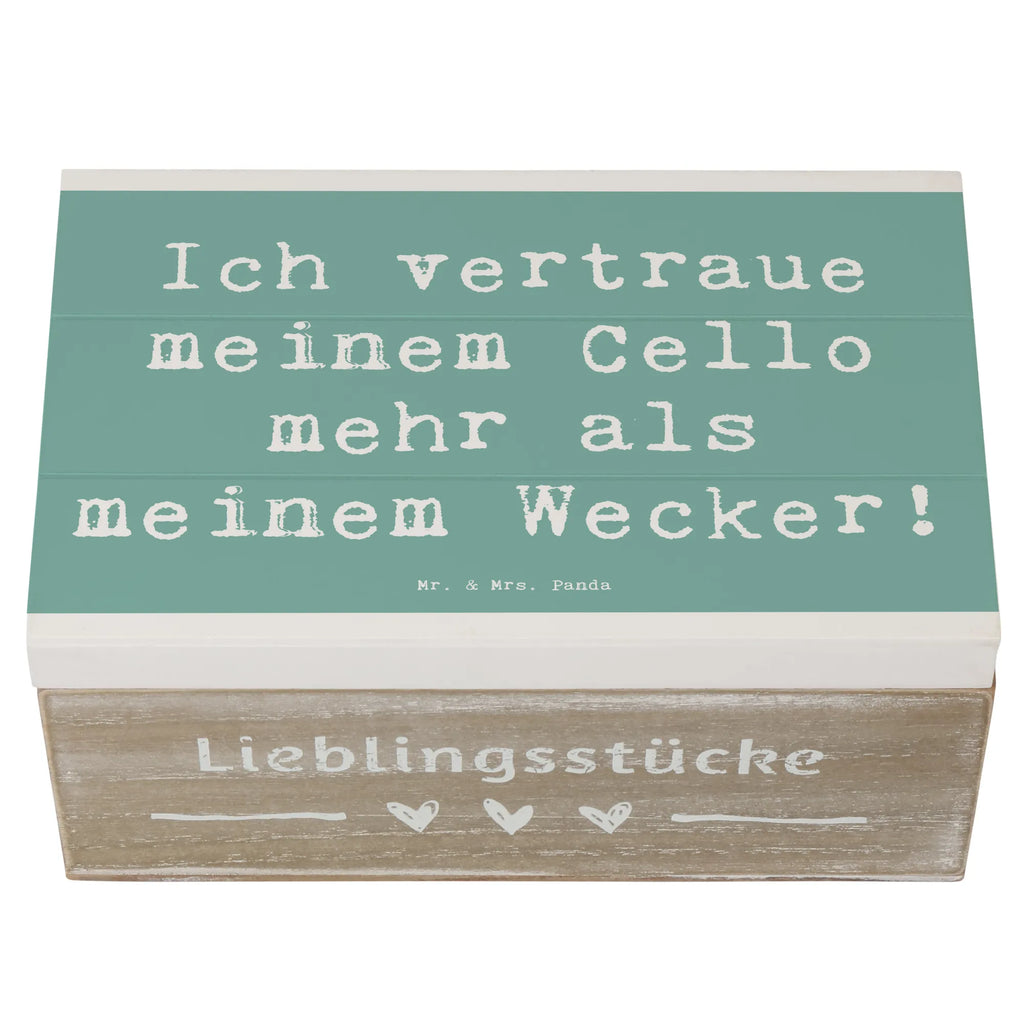 Holzkiste Spruch Cello Vertrauen Holzkiste, Kiste, Schatzkiste, Truhe, Schatulle, XXL, Erinnerungsbox, Erinnerungskiste, Dekokiste, Aufbewahrungsbox, Geschenkbox, Geschenkdose, Instrumente, Geschenke Musiker, Musikliebhaber