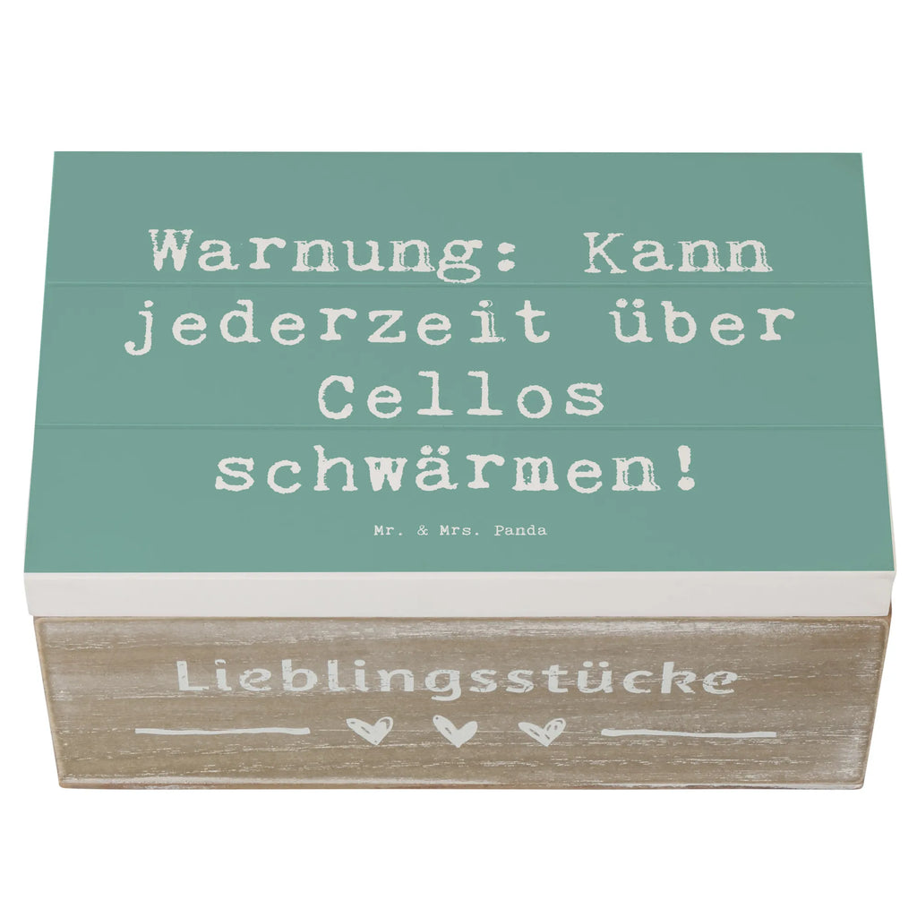 Holzkiste Spruch Cello Schwärmerei Holzkiste, Kiste, Schatzkiste, Truhe, Schatulle, XXL, Erinnerungsbox, Erinnerungskiste, Dekokiste, Aufbewahrungsbox, Geschenkbox, Geschenkdose, Instrumente, Geschenke Musiker, Musikliebhaber