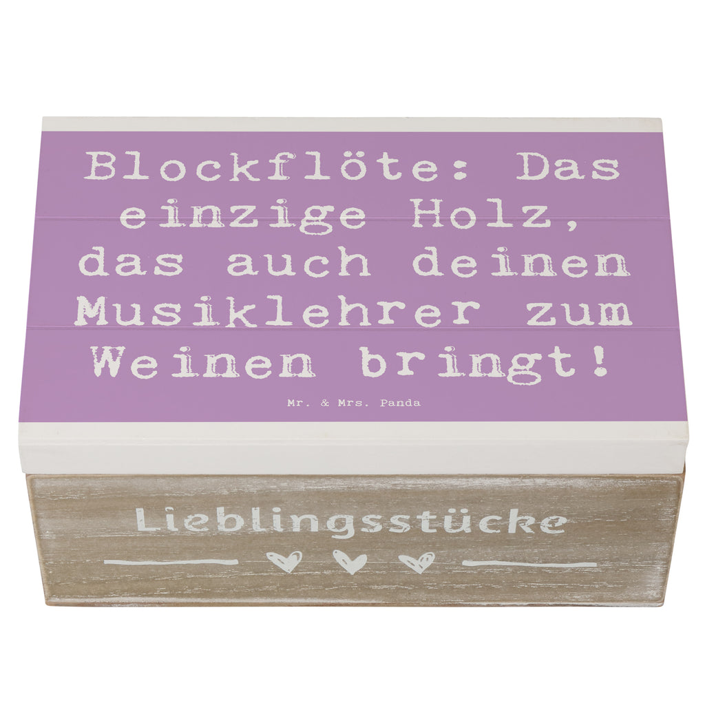 Holzkiste Spruch Blockflöte Humor Holzkiste, Kiste, Schatzkiste, Truhe, Schatulle, XXL, Erinnerungsbox, Erinnerungskiste, Dekokiste, Aufbewahrungsbox, Geschenkbox, Geschenkdose, Instrumente, Geschenke Musiker, Musikliebhaber