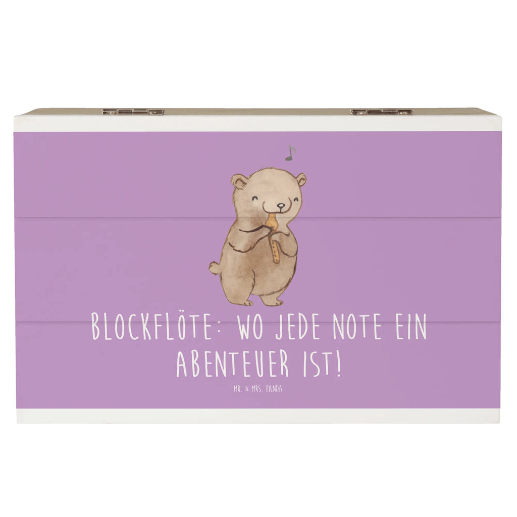 Holzkiste Abenteuer Blockflöte Holzkiste, Kiste, Schatzkiste, Truhe, Schatulle, XXL, Erinnerungsbox, Erinnerungskiste, Dekokiste, Aufbewahrungsbox, Geschenkbox, Geschenkdose, Instrumente, Geschenke Musiker, Musikliebhaber