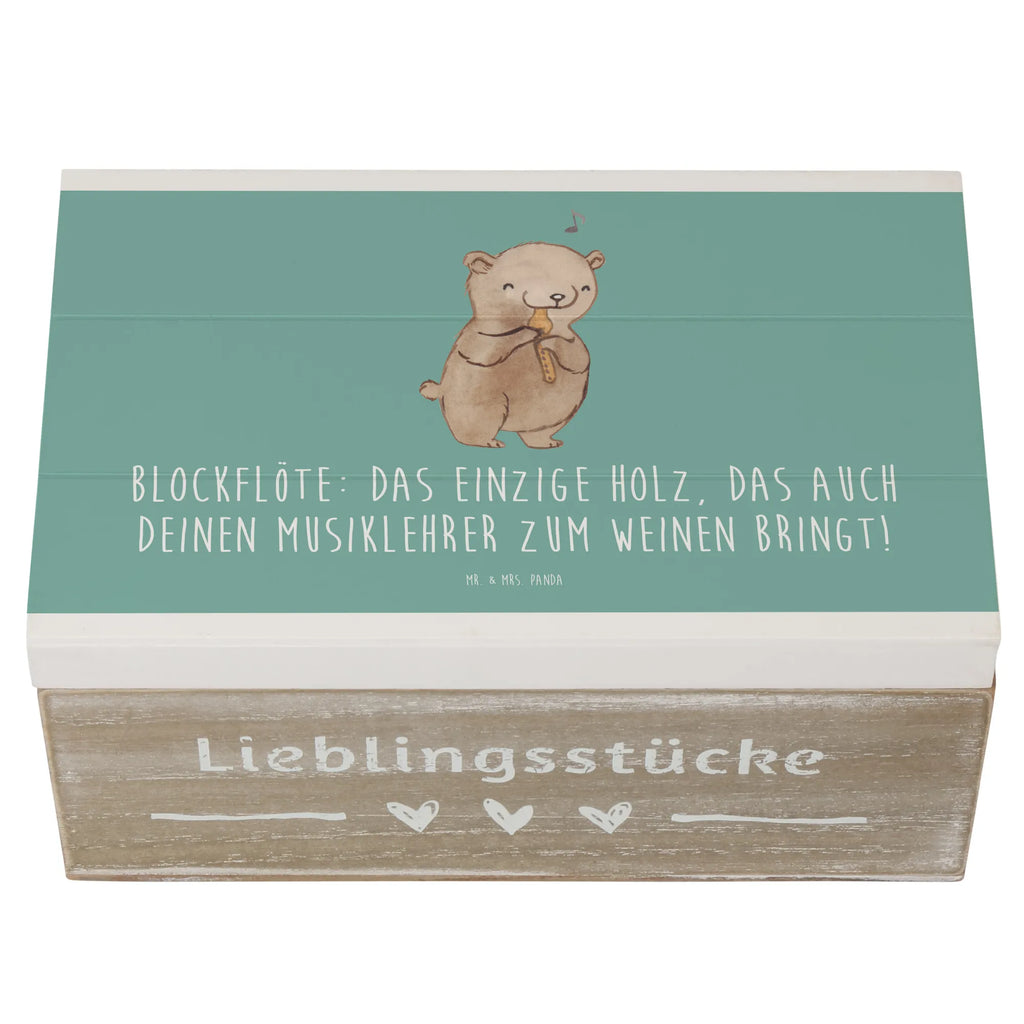 Holzkiste Blockflöte Humor Holzkiste, Kiste, Schatzkiste, Truhe, Schatulle, XXL, Erinnerungsbox, Erinnerungskiste, Dekokiste, Aufbewahrungsbox, Geschenkbox, Geschenkdose, Instrumente, Geschenke Musiker, Musikliebhaber