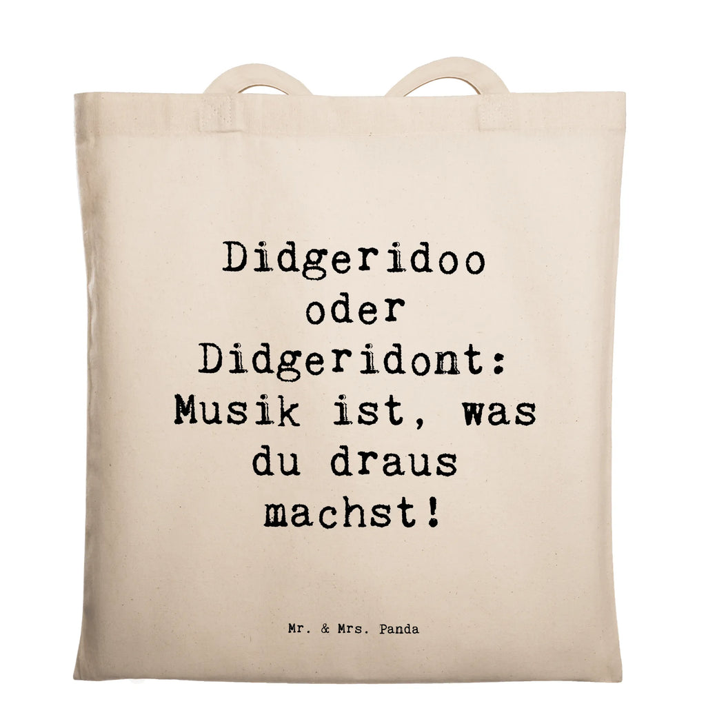 Tragetasche Didgeridoo oder Didgeridont: Musik ist, was du draus machst! Beuteltasche, Beutel, Einkaufstasche, Jutebeutel, Stoffbeutel, Tasche, Shopper, Umhängetasche, Strandtasche, Schultertasche, Stofftasche, Tragetasche, Badetasche, Jutetasche, Einkaufstüte, Laptoptasche, Instrumente, Geschenke Musiker, Musikliebhaber