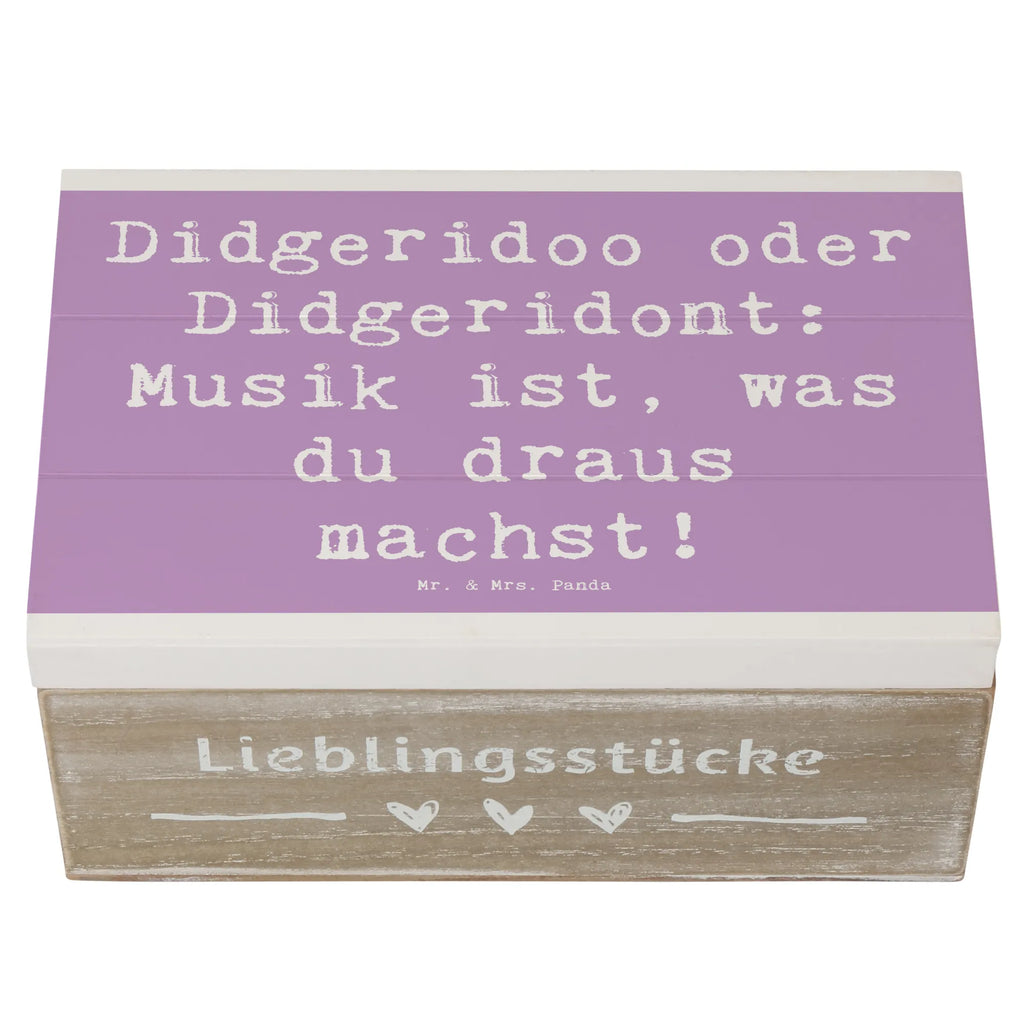 Holzkiste Spruch Didgeridoo Musik Holzkiste, Kiste, Schatzkiste, Truhe, Schatulle, XXL, Erinnerungsbox, Erinnerungskiste, Dekokiste, Aufbewahrungsbox, Geschenkbox, Geschenkdose, Instrumente, Geschenke Musiker, Musikliebhaber