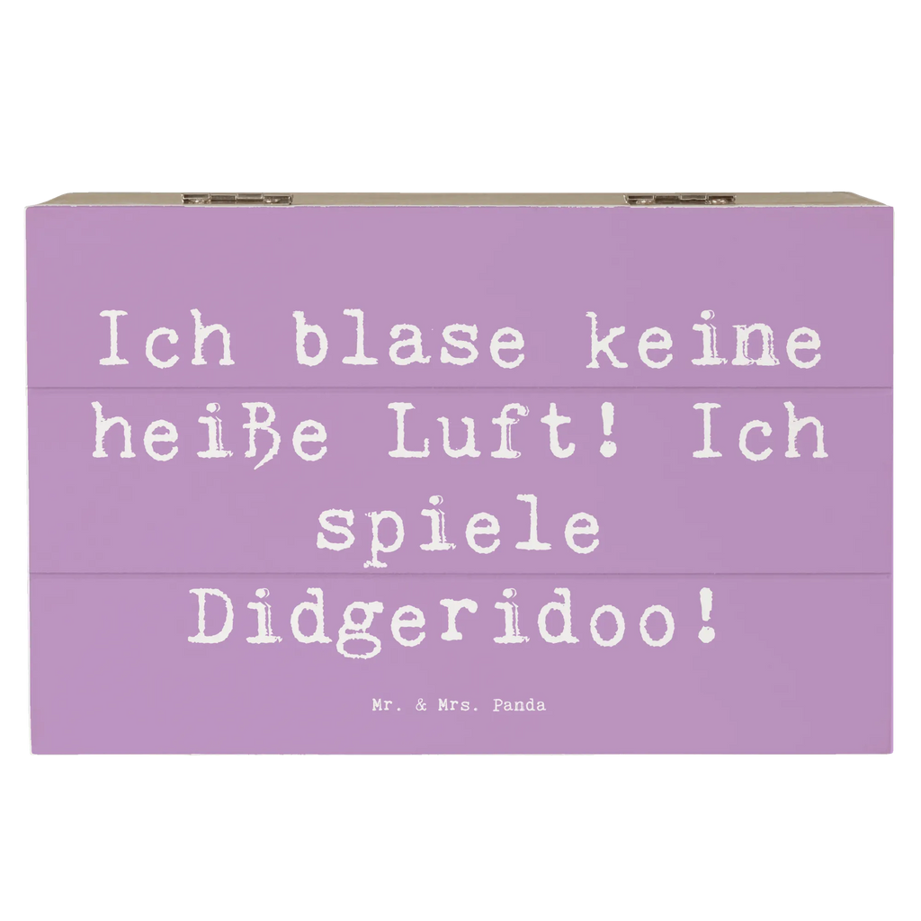 Holzkiste Spruch Didgeridoo Spieler Holzkiste, Kiste, Schatzkiste, Truhe, Schatulle, XXL, Erinnerungsbox, Erinnerungskiste, Dekokiste, Aufbewahrungsbox, Geschenkbox, Geschenkdose, Instrumente, Geschenke Musiker, Musikliebhaber