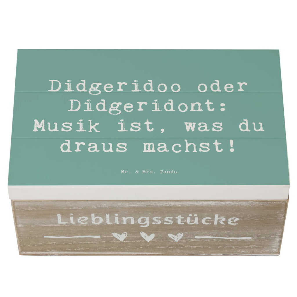 Holzkiste Spruch Didgeridoo Musik Holzkiste, Kiste, Schatzkiste, Truhe, Schatulle, XXL, Erinnerungsbox, Erinnerungskiste, Dekokiste, Aufbewahrungsbox, Geschenkbox, Geschenkdose, Instrumente, Geschenke Musiker, Musikliebhaber