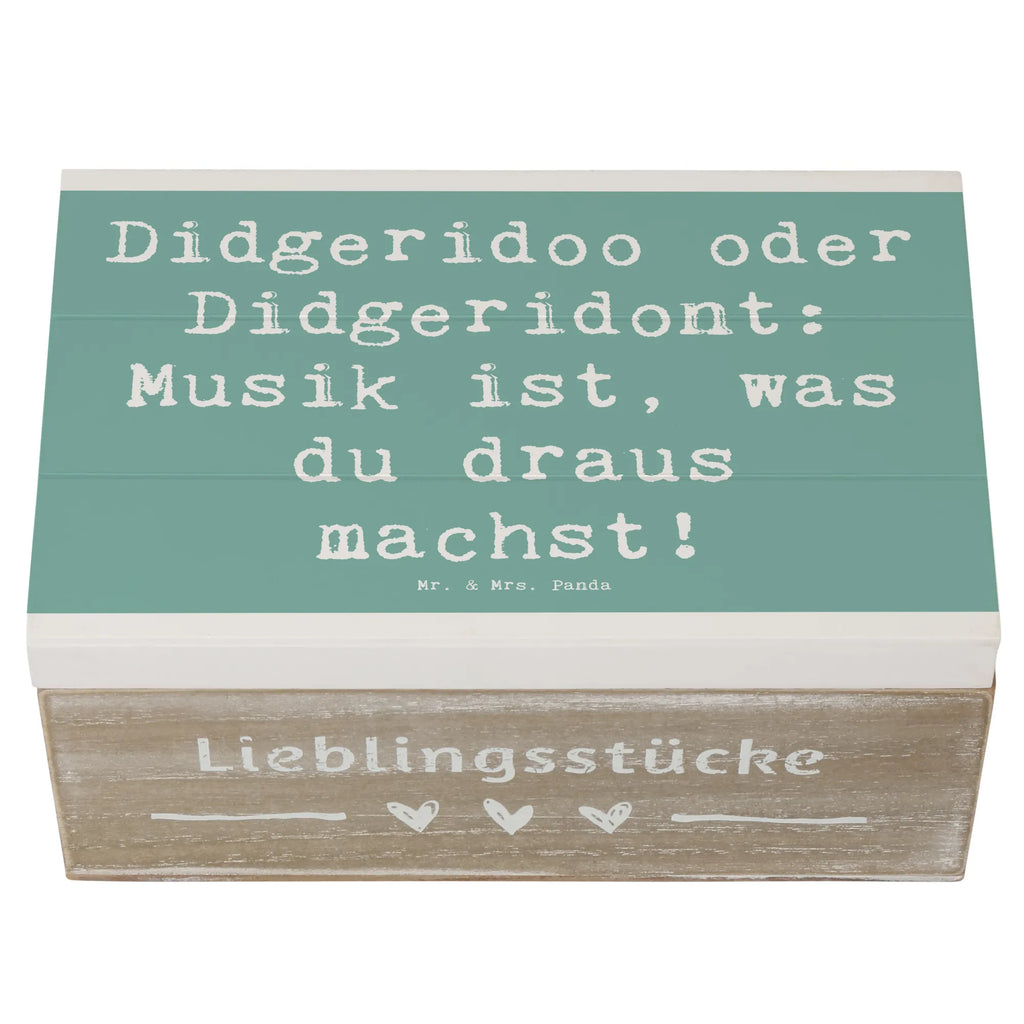 Holzkiste Spruch Didgeridoo Musik Holzkiste, Kiste, Schatzkiste, Truhe, Schatulle, XXL, Erinnerungsbox, Erinnerungskiste, Dekokiste, Aufbewahrungsbox, Geschenkbox, Geschenkdose, Instrumente, Geschenke Musiker, Musikliebhaber