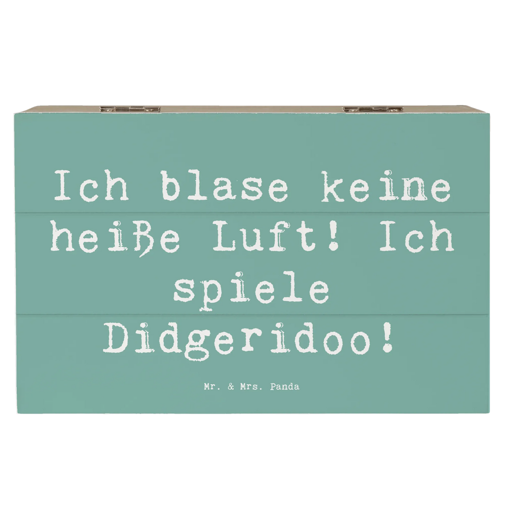 Holzkiste Spruch Didgeridoo Spieler Holzkiste, Kiste, Schatzkiste, Truhe, Schatulle, XXL, Erinnerungsbox, Erinnerungskiste, Dekokiste, Aufbewahrungsbox, Geschenkbox, Geschenkdose, Instrumente, Geschenke Musiker, Musikliebhaber