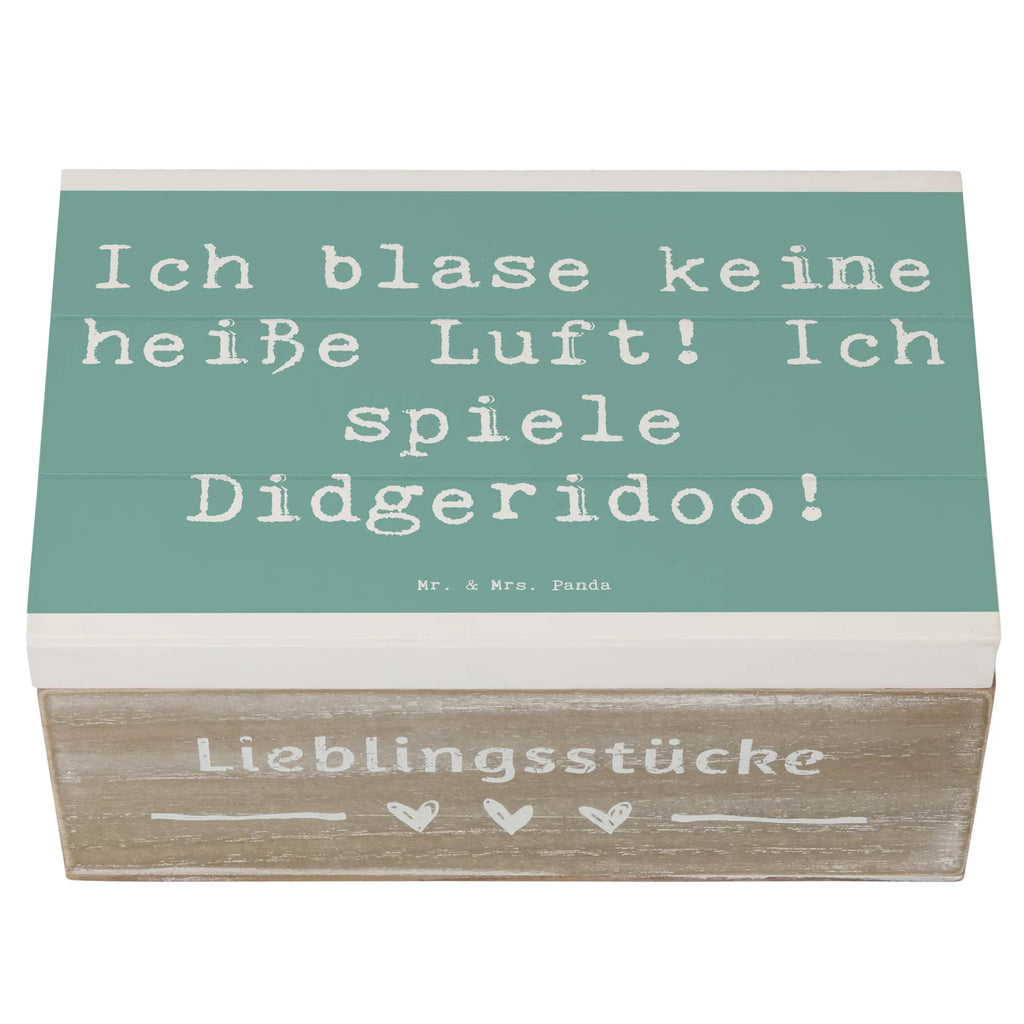 Holzkiste Spruch Didgeridoo Spieler Holzkiste, Kiste, Schatzkiste, Truhe, Schatulle, XXL, Erinnerungsbox, Erinnerungskiste, Dekokiste, Aufbewahrungsbox, Geschenkbox, Geschenkdose, Instrumente, Geschenke Musiker, Musikliebhaber