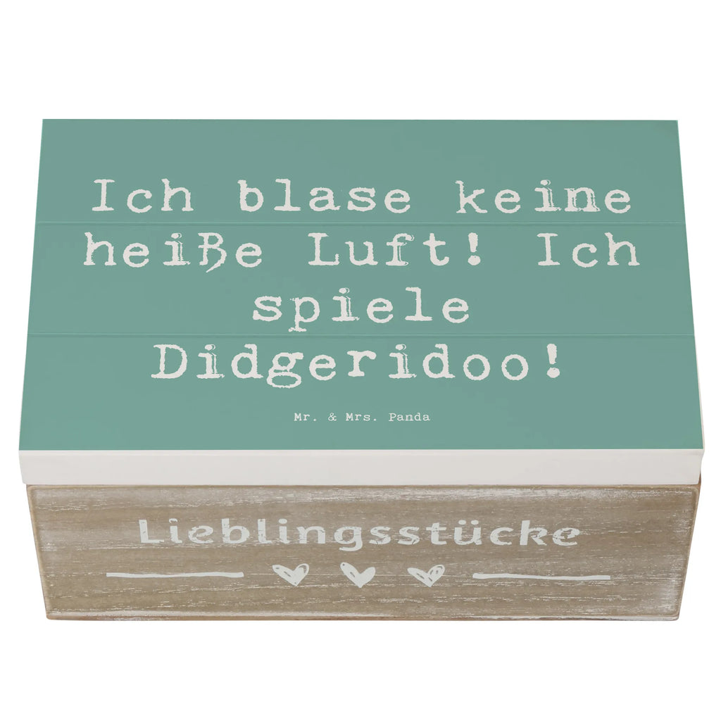 Holzkiste Spruch Didgeridoo Spieler Holzkiste, Kiste, Schatzkiste, Truhe, Schatulle, XXL, Erinnerungsbox, Erinnerungskiste, Dekokiste, Aufbewahrungsbox, Geschenkbox, Geschenkdose, Instrumente, Geschenke Musiker, Musikliebhaber