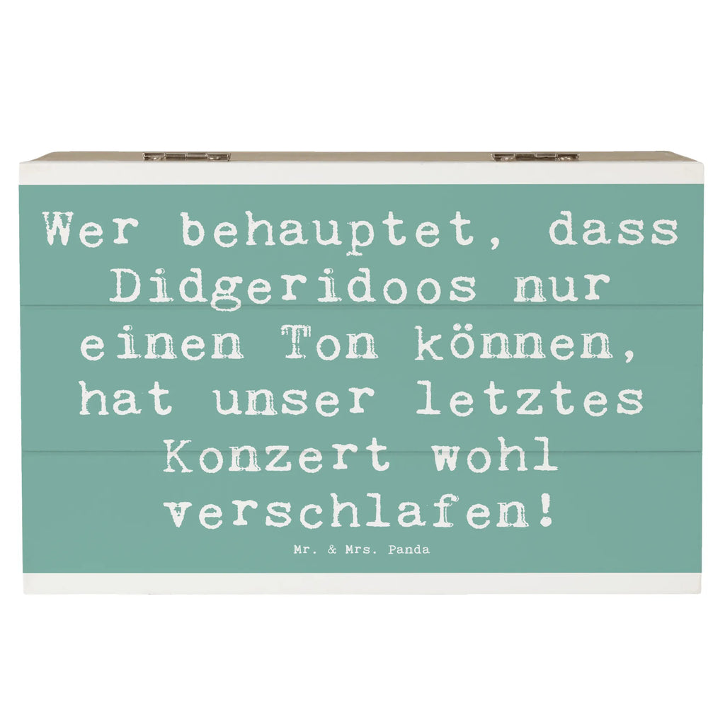 Holzkiste Spruch Didgeridoo Konzert Holzkiste, Kiste, Schatzkiste, Truhe, Schatulle, XXL, Erinnerungsbox, Erinnerungskiste, Dekokiste, Aufbewahrungsbox, Geschenkbox, Geschenkdose, Instrumente, Geschenke Musiker, Musikliebhaber