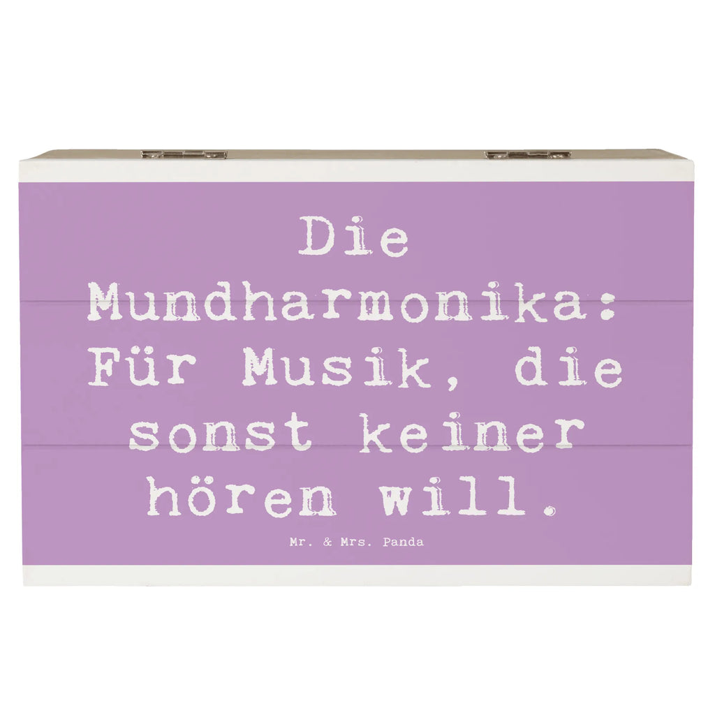 Holzkiste Spruch Musik Mundharmonika Holzkiste, Kiste, Schatzkiste, Truhe, Schatulle, XXL, Erinnerungsbox, Erinnerungskiste, Dekokiste, Aufbewahrungsbox, Geschenkbox, Geschenkdose, Instrumente, Geschenke Musiker, Musikliebhaber