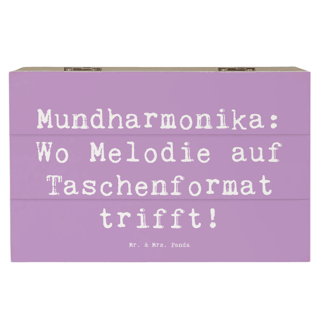 Holzkiste Spruch Mundharmonika: Wo Melodie auf Taschenformat trifft! Holzkiste, Kiste, Schatzkiste, Truhe, Schatulle, XXL, Erinnerungsbox, Erinnerungskiste, Dekokiste, Aufbewahrungsbox, Geschenkbox, Geschenkdose, Instrumente, Geschenke Musiker, Musikliebhaber