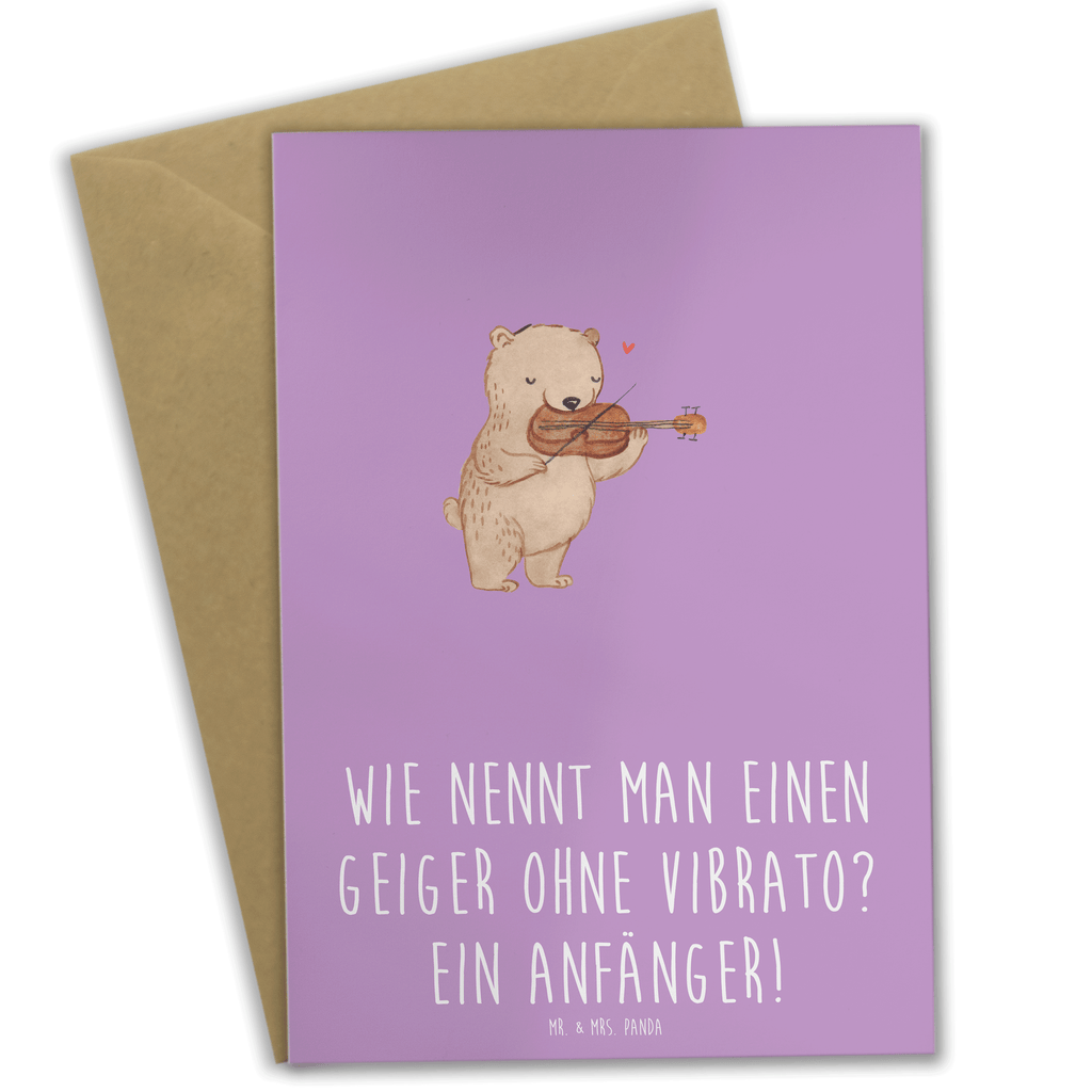 Grußkarte Violine Anfänger Grußkarte, Klappkarte, Einladungskarte, Glückwunschkarte, Hochzeitskarte, Geburtstagskarte, Karte, Ansichtskarten, Instrumente, Geschenke Musiker, Musikliebhaber