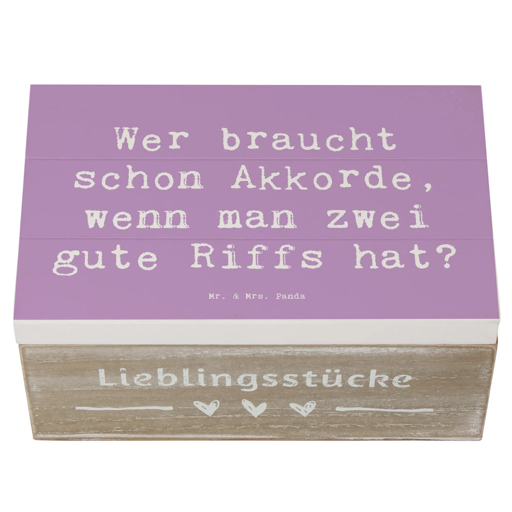 Holzkiste Spruch E-Gitarre Zwei Riffs Holzkiste, Kiste, Schatzkiste, Truhe, Schatulle, XXL, Erinnerungsbox, Erinnerungskiste, Dekokiste, Aufbewahrungsbox, Geschenkbox, Geschenkdose, Instrumente, Geschenke Musiker, Musikliebhaber