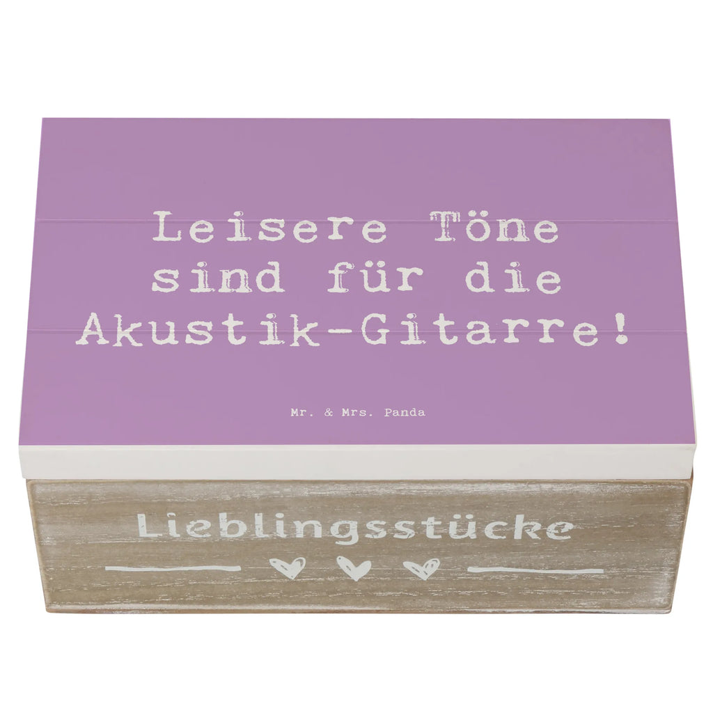 Holzkiste Spruch Akustik-Gitarre Magie Holzkiste, Kiste, Schatzkiste, Truhe, Schatulle, XXL, Erinnerungsbox, Erinnerungskiste, Dekokiste, Aufbewahrungsbox, Geschenkbox, Geschenkdose, Instrumente, Geschenke Musiker, Musikliebhaber