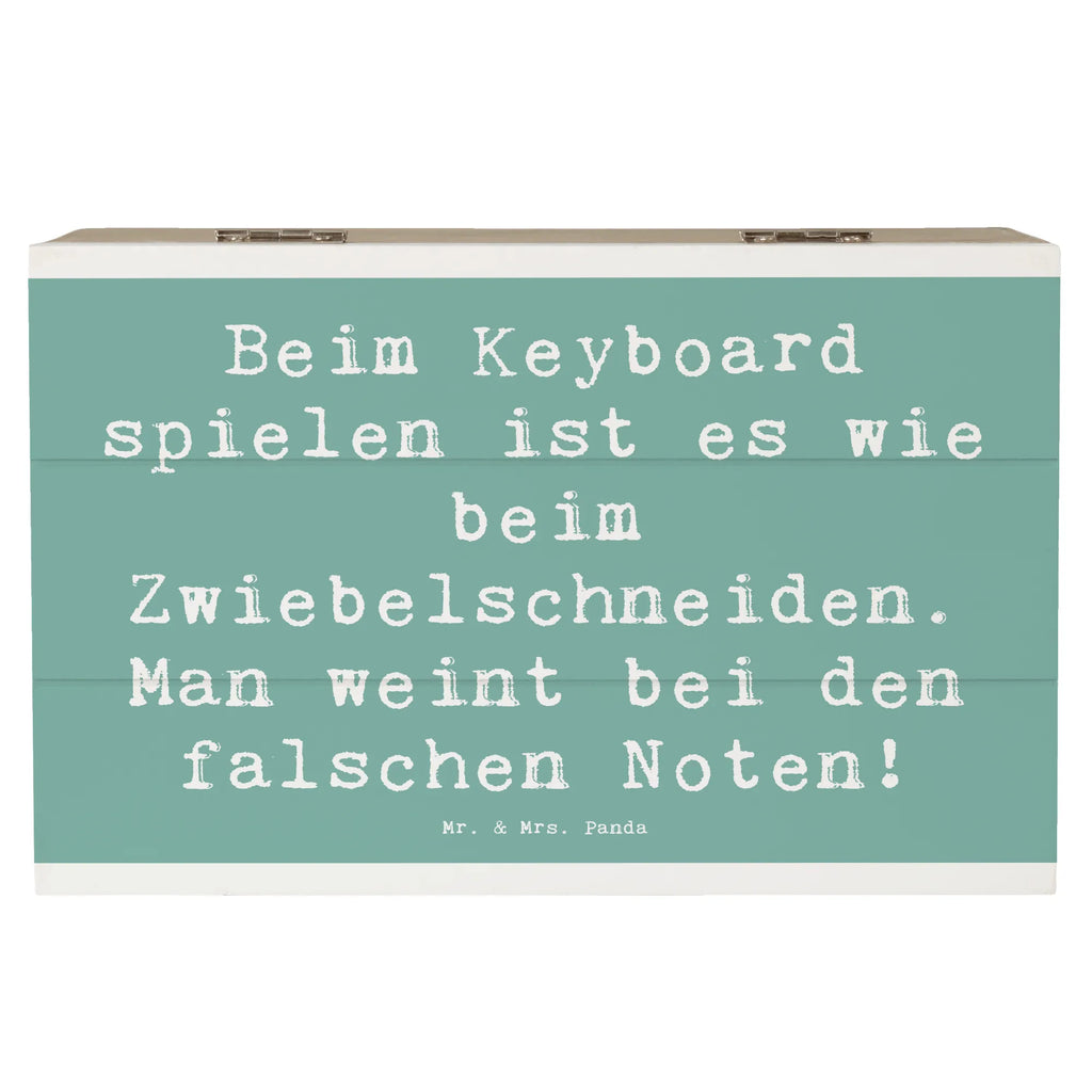 Holzkiste Spruch Keyboard Tränen Holzkiste, Kiste, Schatzkiste, Truhe, Schatulle, XXL, Erinnerungsbox, Erinnerungskiste, Dekokiste, Aufbewahrungsbox, Geschenkbox, Geschenkdose, Instrumente, Geschenke Musiker, Musikliebhaber