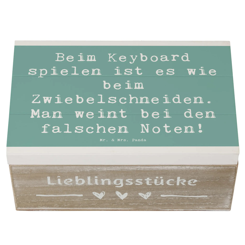 Holzkiste Spruch Keyboard Tränen Holzkiste, Kiste, Schatzkiste, Truhe, Schatulle, XXL, Erinnerungsbox, Erinnerungskiste, Dekokiste, Aufbewahrungsbox, Geschenkbox, Geschenkdose, Instrumente, Geschenke Musiker, Musikliebhaber