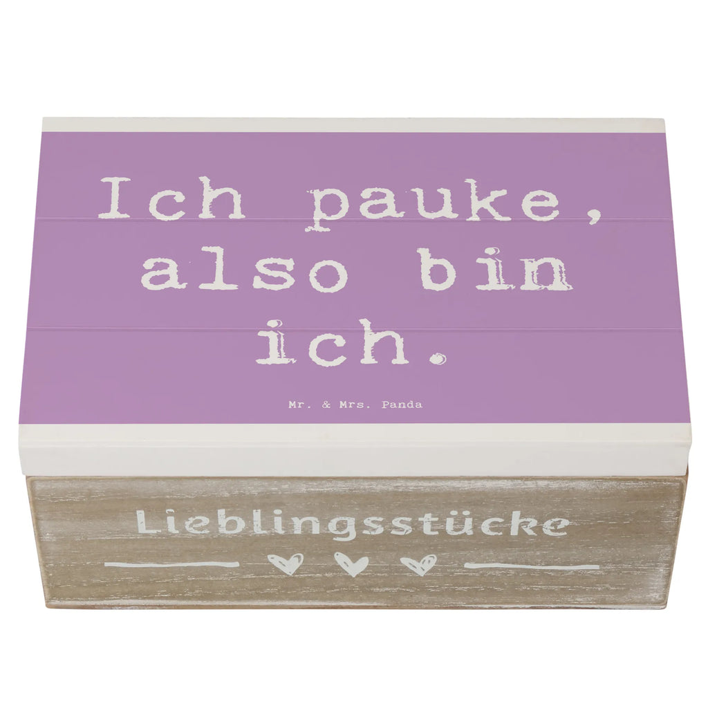 Holzkiste Spruch Pauken Motivation Holzkiste, Kiste, Schatzkiste, Truhe, Schatulle, XXL, Erinnerungsbox, Erinnerungskiste, Dekokiste, Aufbewahrungsbox, Geschenkbox, Geschenkdose, Instrumente, Geschenke Musiker, Musikliebhaber