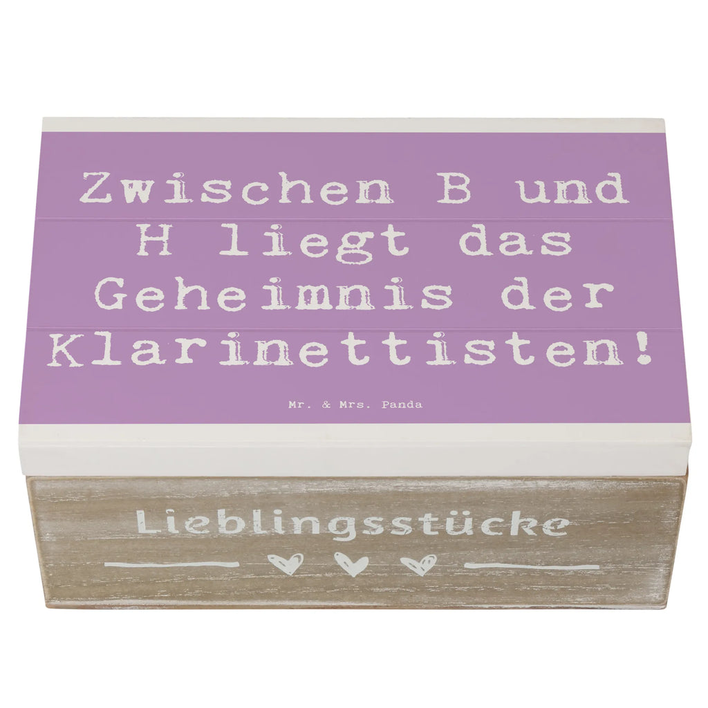 Holzkiste Spruch Klarinette Geheimnis Holzkiste, Kiste, Schatzkiste, Truhe, Schatulle, XXL, Erinnerungsbox, Erinnerungskiste, Dekokiste, Aufbewahrungsbox, Geschenkbox, Geschenkdose, Instrumente, Geschenke Musiker, Musikliebhaber