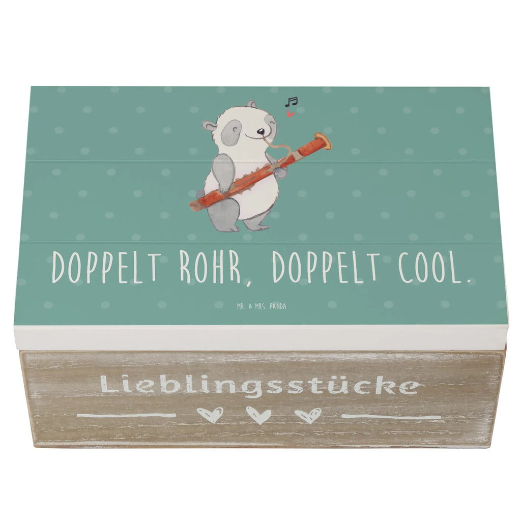 Holzkiste Fagott Doppelt Cool Holzkiste, Kiste, Schatzkiste, Truhe, Schatulle, XXL, Erinnerungsbox, Erinnerungskiste, Dekokiste, Aufbewahrungsbox, Geschenkbox, Geschenkdose, Instrumente, Geschenke Musiker, Musikliebhaber