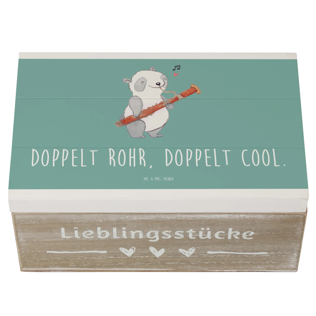 Holzkiste Fagott Doppelt Cool Holzkiste, Kiste, Schatzkiste, Truhe, Schatulle, XXL, Erinnerungsbox, Erinnerungskiste, Dekokiste, Aufbewahrungsbox, Geschenkbox, Geschenkdose, Instrumente, Geschenke Musiker, Musikliebhaber