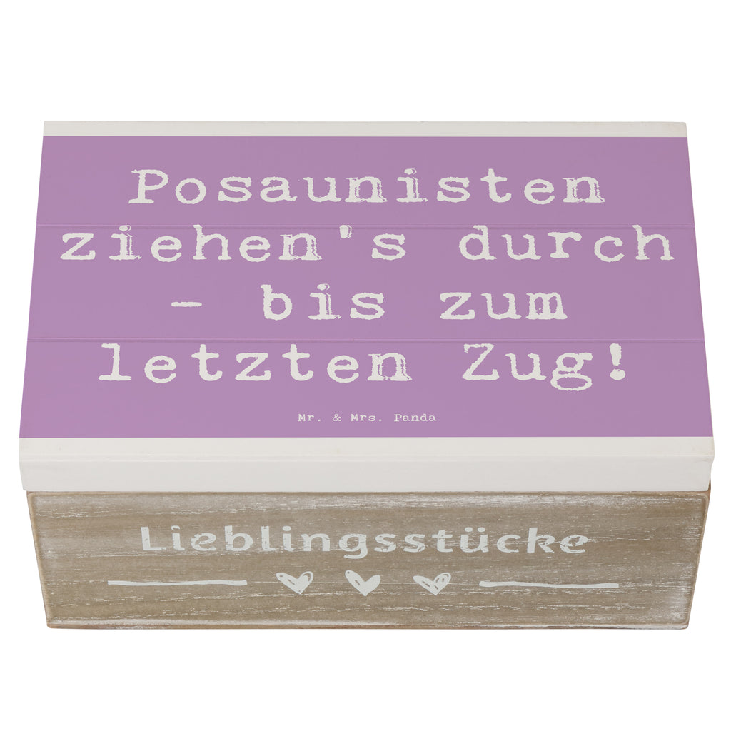 Holzkiste Spruch Trombone Durchzieher Holzkiste, Kiste, Schatzkiste, Truhe, Schatulle, XXL, Erinnerungsbox, Erinnerungskiste, Dekokiste, Aufbewahrungsbox, Geschenkbox, Geschenkdose, Instrumente, Geschenke Musiker, Musikliebhaber