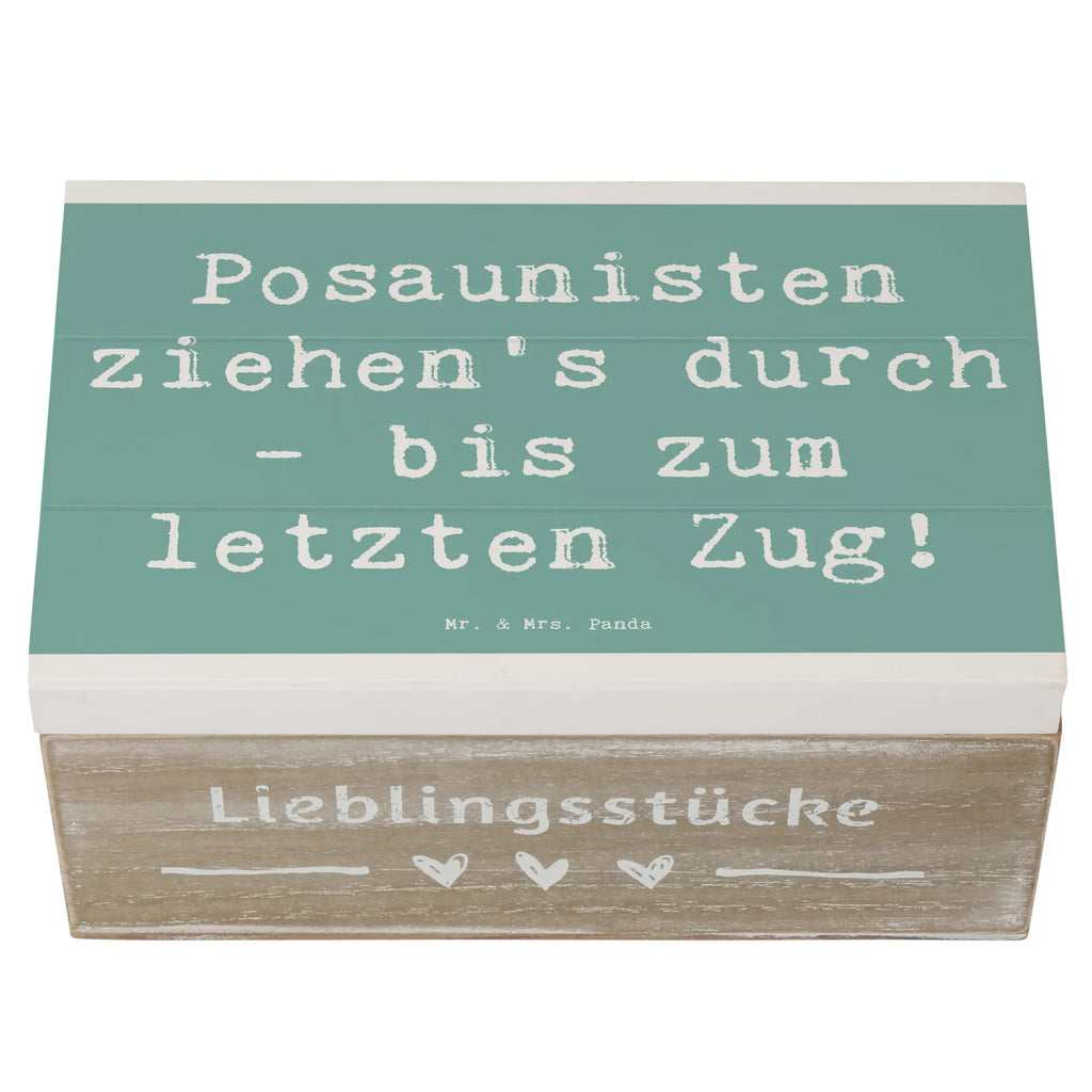 Holzkiste Spruch Trombone Durchzieher Holzkiste, Kiste, Schatzkiste, Truhe, Schatulle, XXL, Erinnerungsbox, Erinnerungskiste, Dekokiste, Aufbewahrungsbox, Geschenkbox, Geschenkdose, Instrumente, Geschenke Musiker, Musikliebhaber