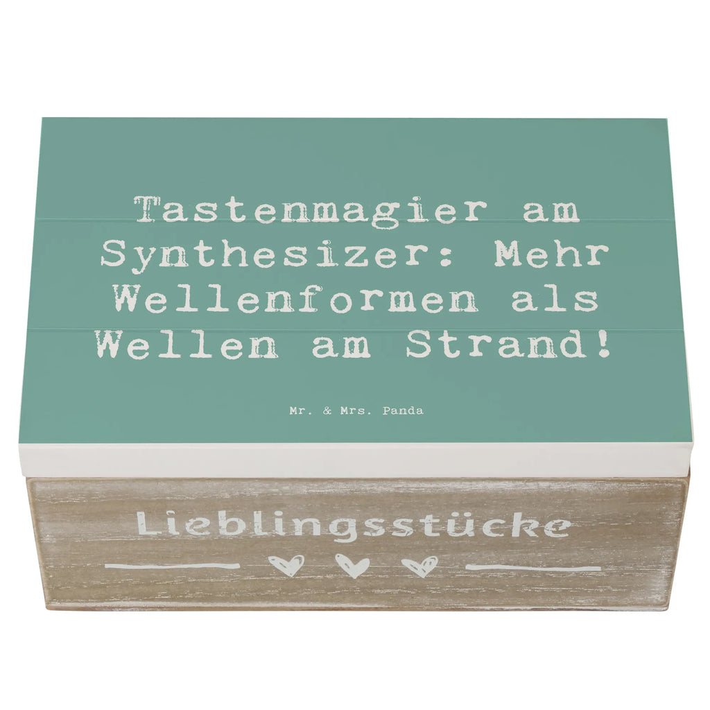 Holzkiste Spruch Synthesizer Magie Holzkiste, Kiste, Schatzkiste, Truhe, Schatulle, XXL, Erinnerungsbox, Erinnerungskiste, Dekokiste, Aufbewahrungsbox, Geschenkbox, Geschenkdose, Instrumente, Geschenke Musiker, Musikliebhaber