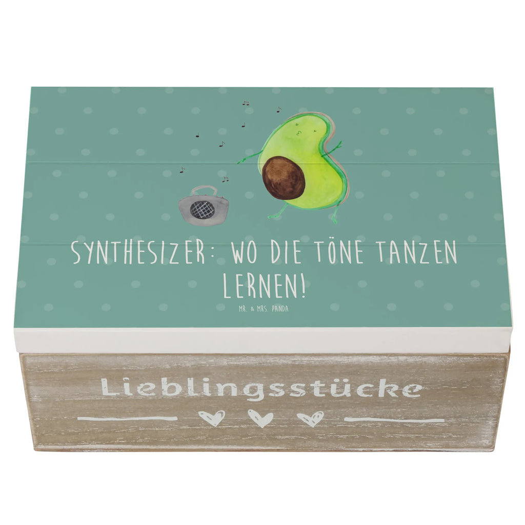 Holzkiste Synthesizer Tanz Holzkiste, Kiste, Schatzkiste, Truhe, Schatulle, XXL, Erinnerungsbox, Erinnerungskiste, Dekokiste, Aufbewahrungsbox, Geschenkbox, Geschenkdose, Instrumente, Geschenke Musiker, Musikliebhaber