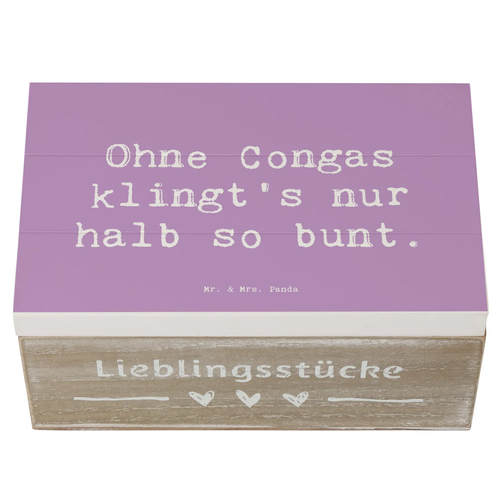 Holzkiste Spruch Bunte Congas Holzkiste, Kiste, Schatzkiste, Truhe, Schatulle, XXL, Erinnerungsbox, Erinnerungskiste, Dekokiste, Aufbewahrungsbox, Geschenkbox, Geschenkdose, Instrumente, Geschenke Musiker, Musikliebhaber