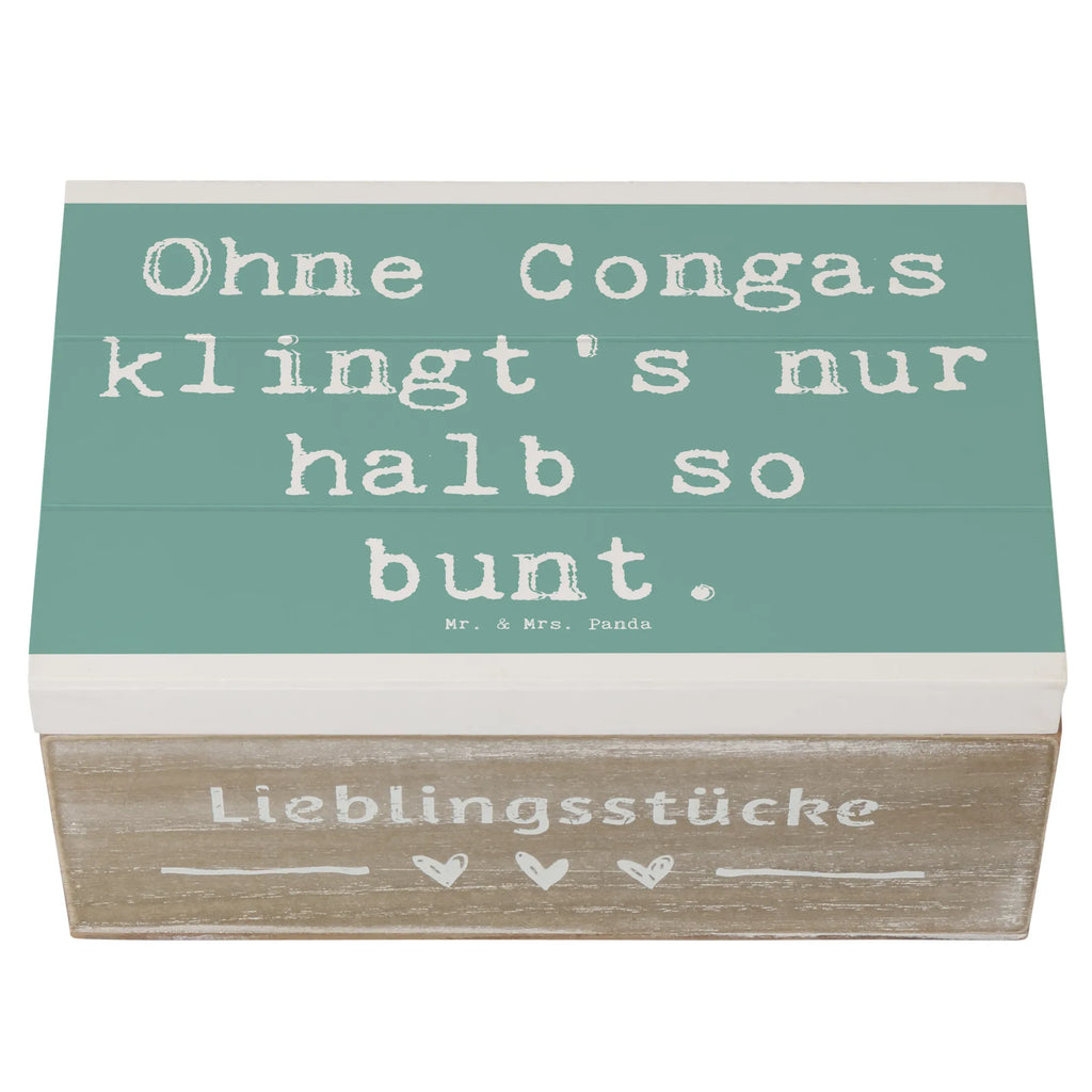 Holzkiste Spruch Bunte Congas Holzkiste, Kiste, Schatzkiste, Truhe, Schatulle, XXL, Erinnerungsbox, Erinnerungskiste, Dekokiste, Aufbewahrungsbox, Geschenkbox, Geschenkdose, Instrumente, Geschenke Musiker, Musikliebhaber