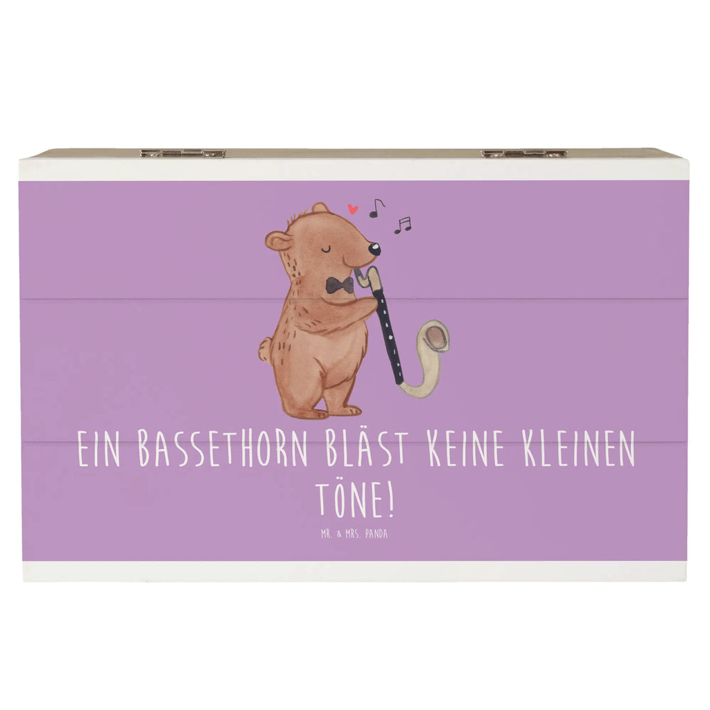 Holzkiste Ein Bassethorn bläst keine kleinen Töne! Holzkiste, Kiste, Schatzkiste, Truhe, Schatulle, XXL, Erinnerungsbox, Erinnerungskiste, Dekokiste, Aufbewahrungsbox, Geschenkbox, Geschenkdose, Instrumente, Geschenke Musiker, Musikliebhaber