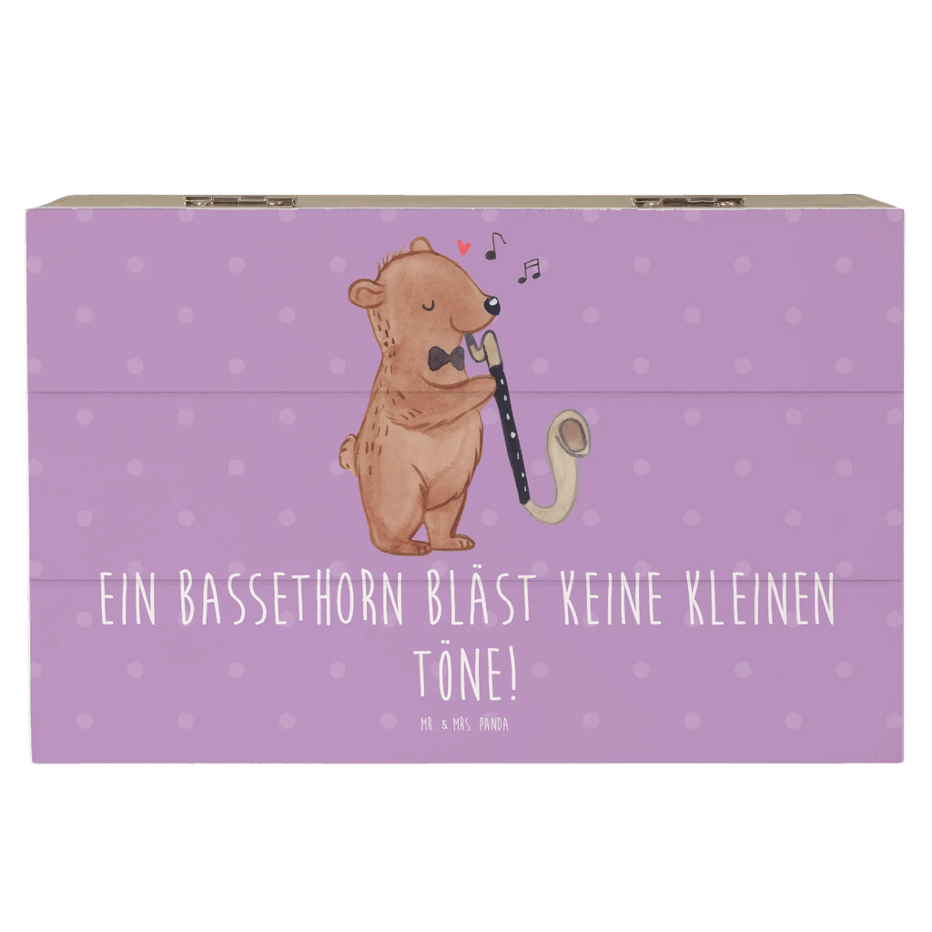 Holzkiste Ein Bassethorn bläst keine kleinen Töne! Holzkiste, Kiste, Schatzkiste, Truhe, Schatulle, XXL, Erinnerungsbox, Erinnerungskiste, Dekokiste, Aufbewahrungsbox, Geschenkbox, Geschenkdose, Instrumente, Geschenke Musiker, Musikliebhaber