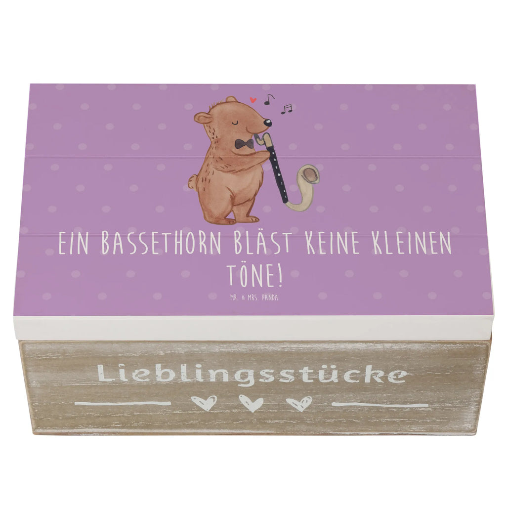 Holzkiste Ein Bassethorn bläst keine kleinen Töne! Holzkiste, Kiste, Schatzkiste, Truhe, Schatulle, XXL, Erinnerungsbox, Erinnerungskiste, Dekokiste, Aufbewahrungsbox, Geschenkbox, Geschenkdose, Instrumente, Geschenke Musiker, Musikliebhaber