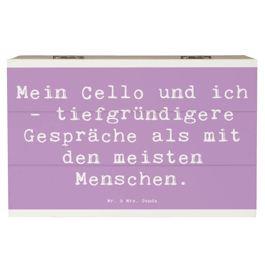 Holzkiste Spruch Violoncello Gespräche Holzkiste, Kiste, Schatzkiste, Truhe, Schatulle, XXL, Erinnerungsbox, Erinnerungskiste, Dekokiste, Aufbewahrungsbox, Geschenkbox, Geschenkdose, Instrumente, Geschenke Musiker, Musikliebhaber