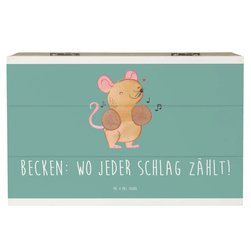 Holzkiste Becken Holzkiste, Kiste, Schatzkiste, Truhe, Schatulle, XXL, Erinnerungsbox, Erinnerungskiste, Dekokiste, Aufbewahrungsbox, Geschenkbox, Geschenkdose, Instrumente, Geschenke Musiker, Musikliebhaber