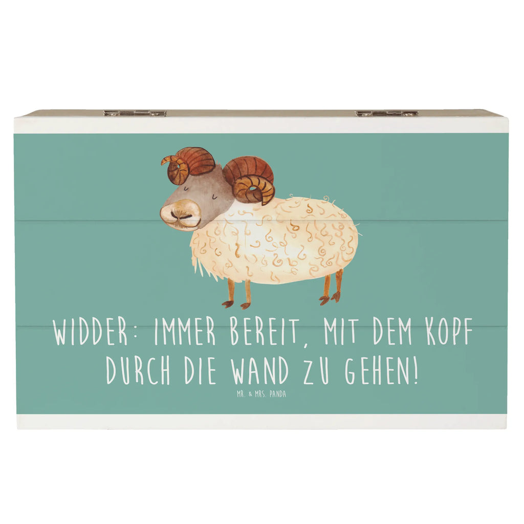 Holzkiste Widder Power Holzkiste, Kiste, Schatzkiste, Truhe, Schatulle, XXL, Erinnerungsbox, Erinnerungskiste, Dekokiste, Aufbewahrungsbox, Geschenkbox, Geschenkdose, Tierkreiszeichen, Sternzeichen, Horoskop, Astrologie, Aszendent