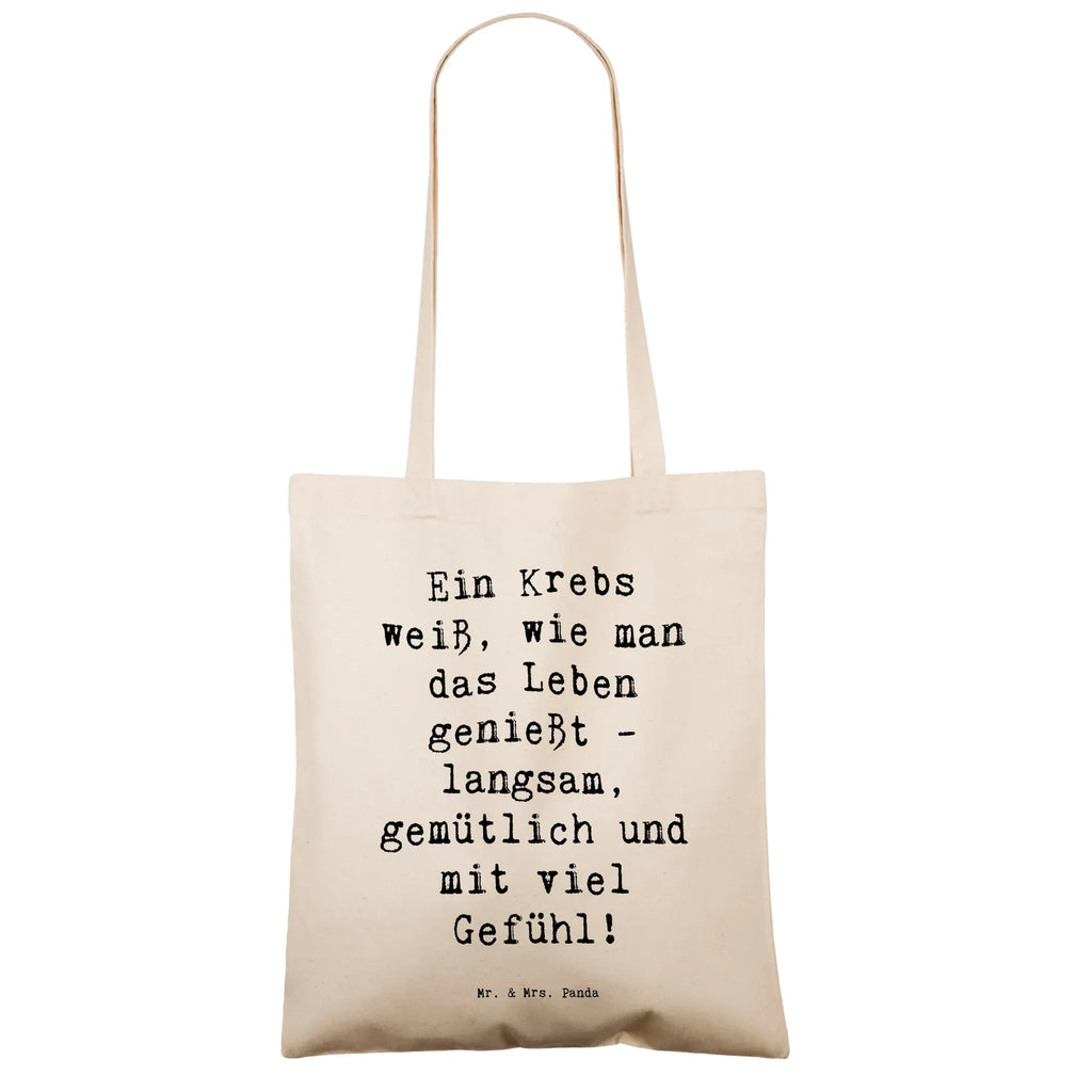 Tragetasche Spruch Krebs Genießer Beuteltasche, Beutel, Einkaufstasche, Jutebeutel, Stoffbeutel, Tasche, Shopper, Umhängetasche, Strandtasche, Schultertasche, Stofftasche, Tragetasche, Badetasche, Jutetasche, Einkaufstüte, Laptoptasche, Tierkreiszeichen, Sternzeichen, Horoskop, Astrologie, Aszendent