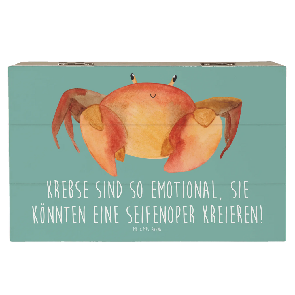 Holzkiste Emotionaler Krebs Holzkiste, Kiste, Schatzkiste, Truhe, Schatulle, XXL, Erinnerungsbox, Erinnerungskiste, Dekokiste, Aufbewahrungsbox, Geschenkbox, Geschenkdose, Tierkreiszeichen, Sternzeichen, Horoskop, Astrologie, Aszendent