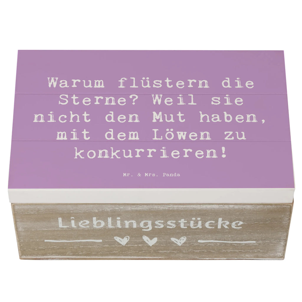 Holzkiste Spruch Sterne und Löwe Holzkiste, Kiste, Schatzkiste, Truhe, Schatulle, XXL, Erinnerungsbox, Erinnerungskiste, Dekokiste, Aufbewahrungsbox, Geschenkbox, Geschenkdose, Tierkreiszeichen, Sternzeichen, Horoskop, Astrologie, Aszendent