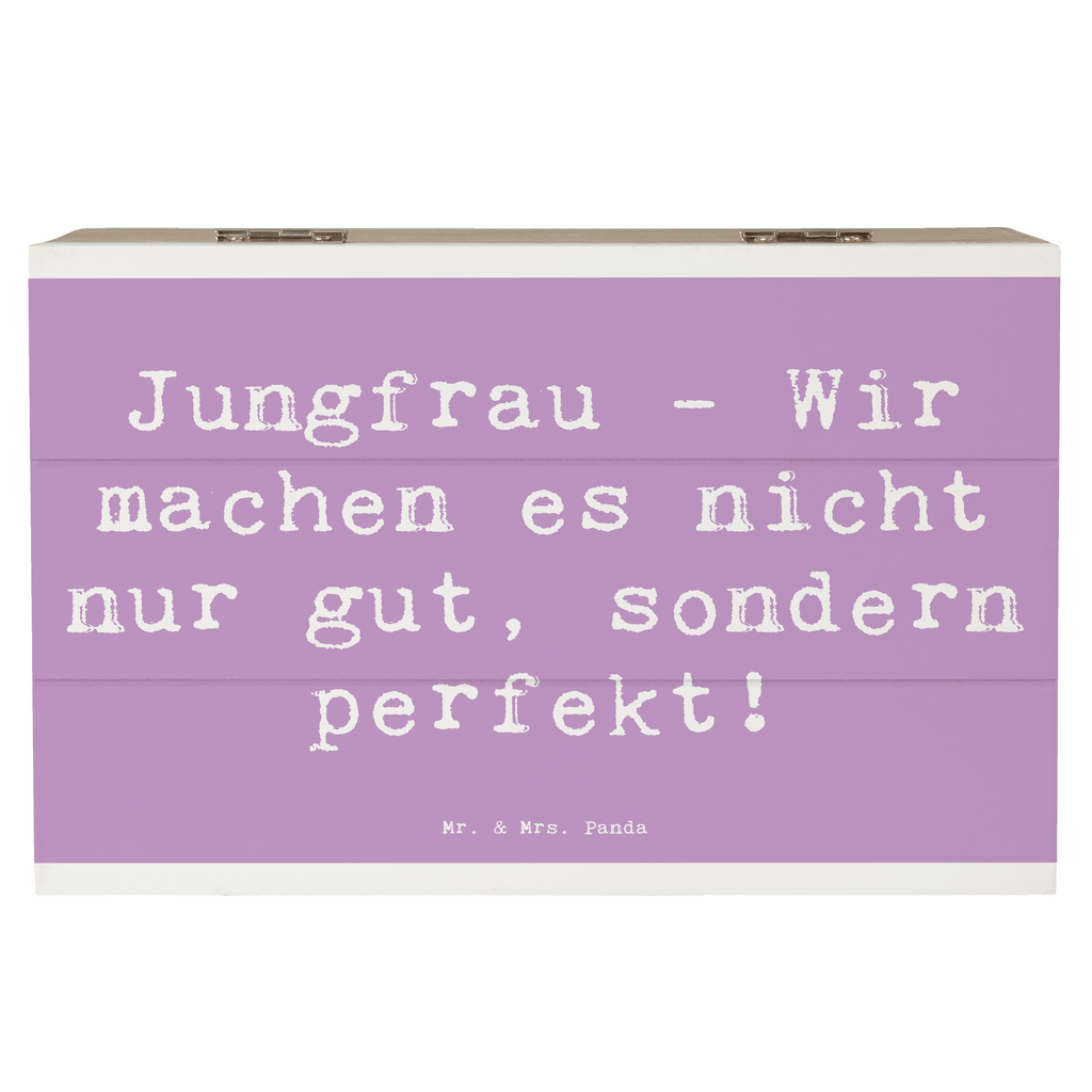 Holzkiste Spruch Jungfrau Perfektion Holzkiste, Kiste, Schatzkiste, Truhe, Schatulle, XXL, Erinnerungsbox, Erinnerungskiste, Dekokiste, Aufbewahrungsbox, Geschenkbox, Geschenkdose, Tierkreiszeichen, Sternzeichen, Horoskop, Astrologie, Aszendent