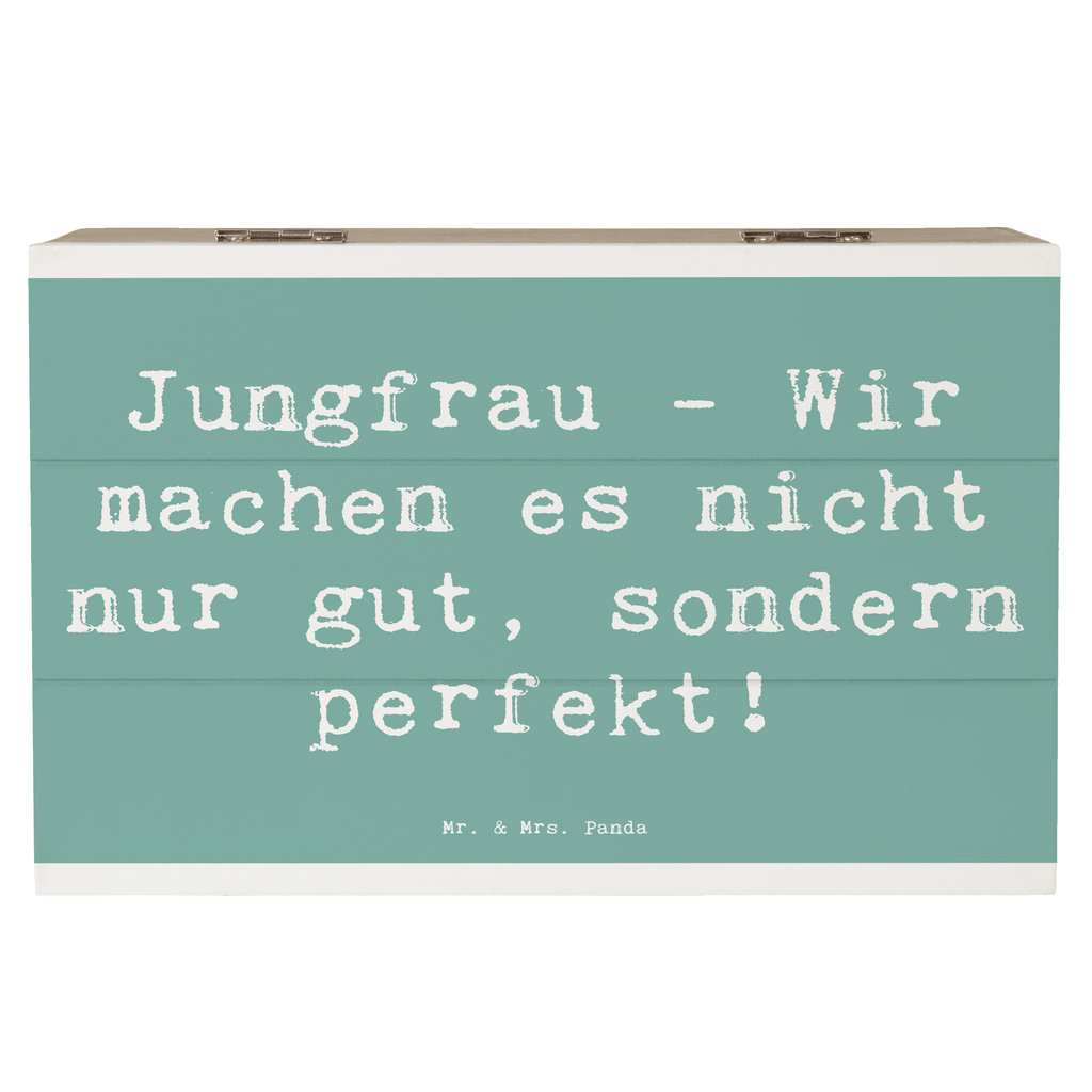 Holzkiste Spruch Jungfrau Perfektion Holzkiste, Kiste, Schatzkiste, Truhe, Schatulle, XXL, Erinnerungsbox, Erinnerungskiste, Dekokiste, Aufbewahrungsbox, Geschenkbox, Geschenkdose, Tierkreiszeichen, Sternzeichen, Horoskop, Astrologie, Aszendent