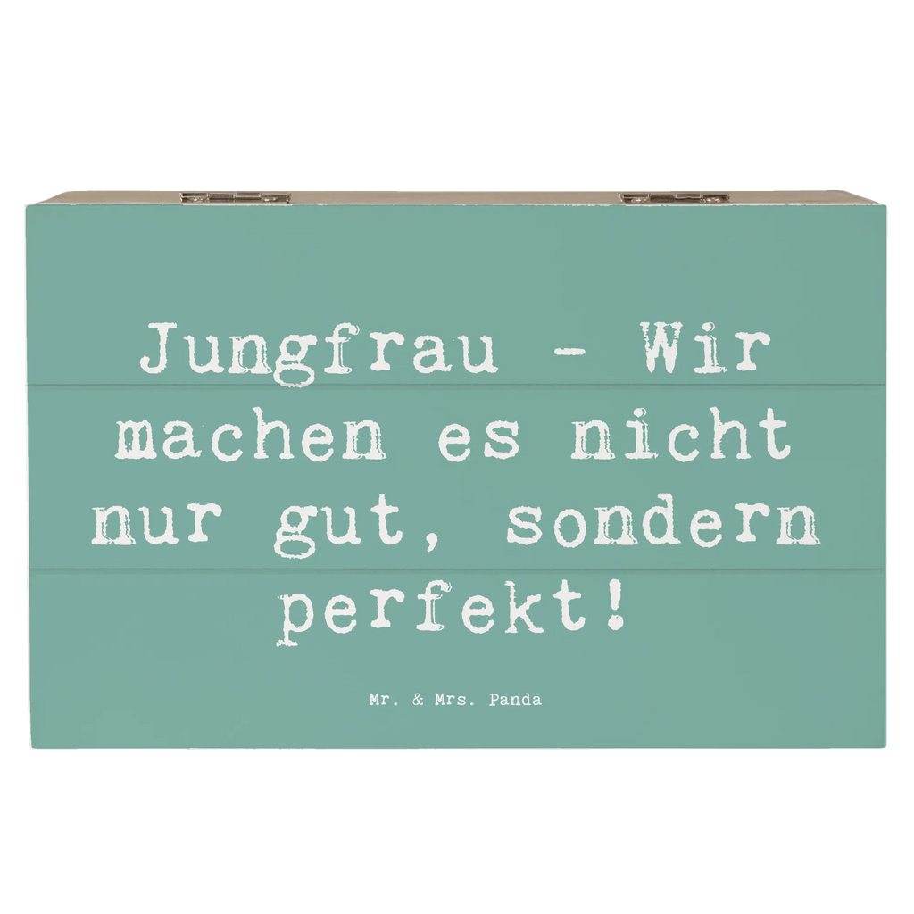 Holzkiste Spruch Jungfrau Perfektion Holzkiste, Kiste, Schatzkiste, Truhe, Schatulle, XXL, Erinnerungsbox, Erinnerungskiste, Dekokiste, Aufbewahrungsbox, Geschenkbox, Geschenkdose, Tierkreiszeichen, Sternzeichen, Horoskop, Astrologie, Aszendent