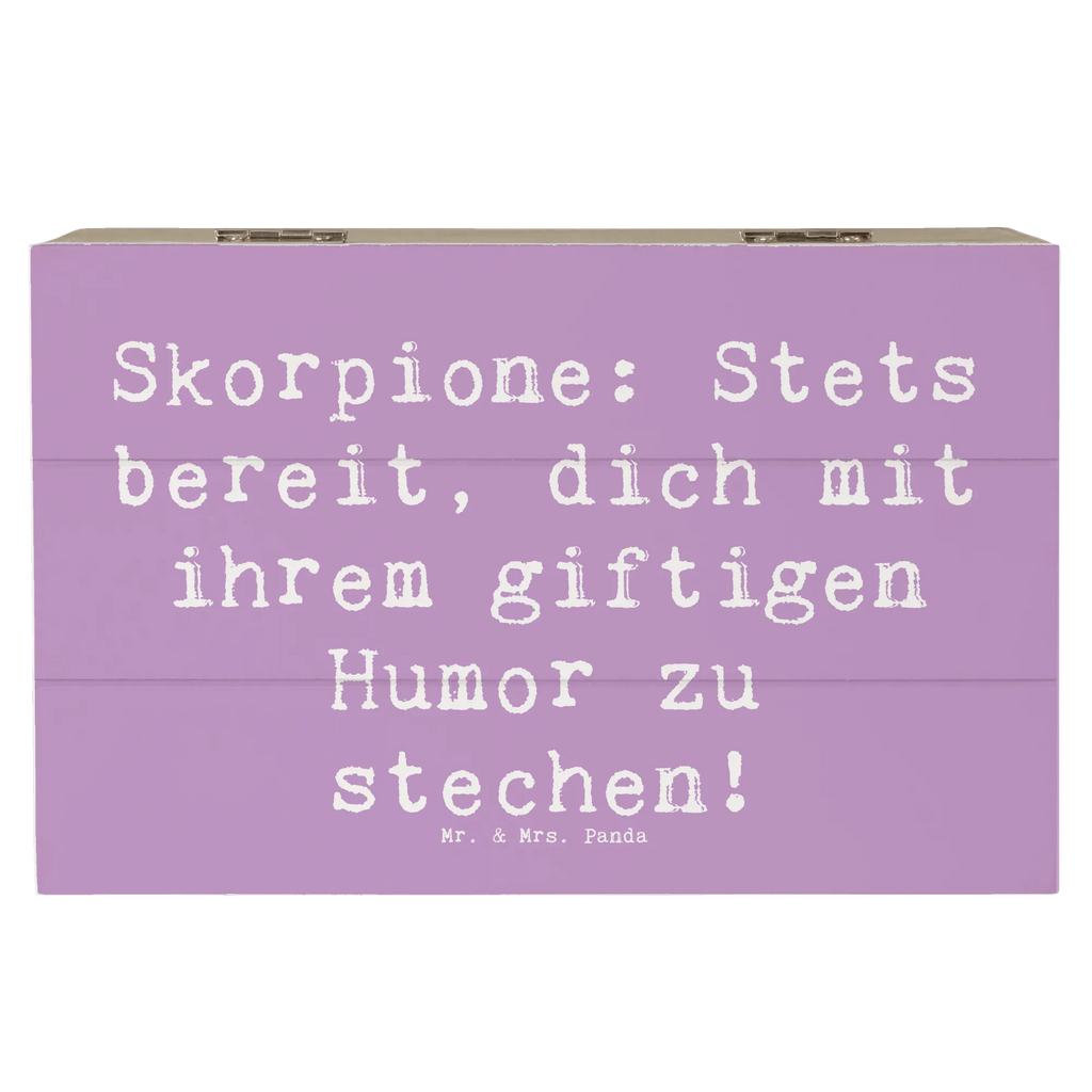 Holzkiste Spruch Skorpion Humor Holzkiste, Kiste, Schatzkiste, Truhe, Schatulle, XXL, Erinnerungsbox, Erinnerungskiste, Dekokiste, Aufbewahrungsbox, Geschenkbox, Geschenkdose, Tierkreiszeichen, Sternzeichen, Horoskop, Astrologie, Aszendent