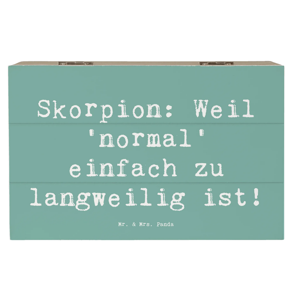 Holzkiste Spruch Skorpion Unikat Holzkiste, Kiste, Schatzkiste, Truhe, Schatulle, XXL, Erinnerungsbox, Erinnerungskiste, Dekokiste, Aufbewahrungsbox, Geschenkbox, Geschenkdose, Tierkreiszeichen, Sternzeichen, Horoskop, Astrologie, Aszendent