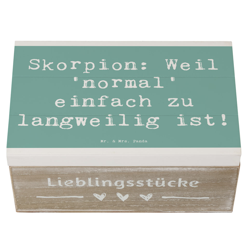 Holzkiste Spruch Skorpion Unikat Holzkiste, Kiste, Schatzkiste, Truhe, Schatulle, XXL, Erinnerungsbox, Erinnerungskiste, Dekokiste, Aufbewahrungsbox, Geschenkbox, Geschenkdose, Tierkreiszeichen, Sternzeichen, Horoskop, Astrologie, Aszendent