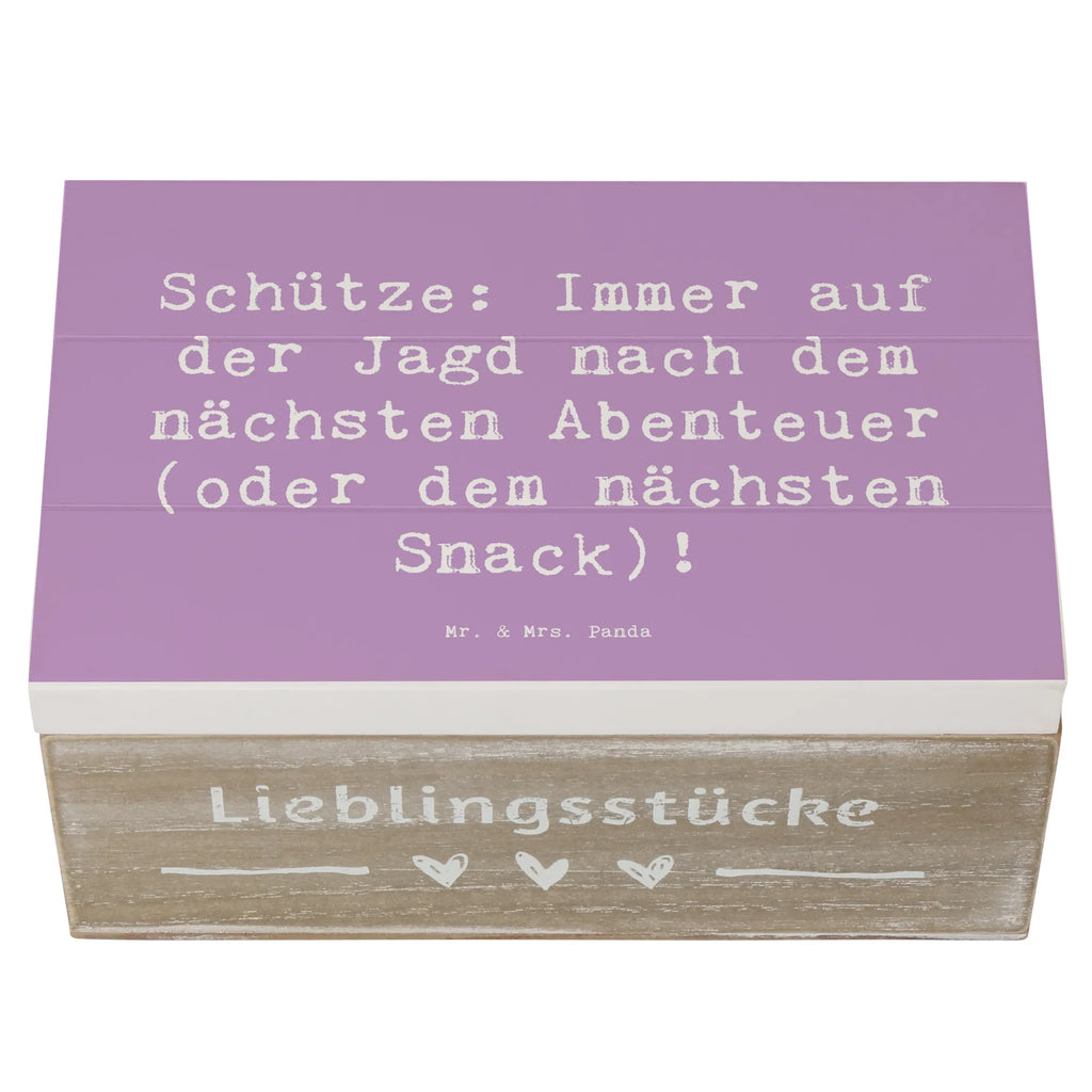 Holzkiste Spruch Abenteuer Schütze Holzkiste, Kiste, Schatzkiste, Truhe, Schatulle, XXL, Erinnerungsbox, Erinnerungskiste, Dekokiste, Aufbewahrungsbox, Geschenkbox, Geschenkdose, Tierkreiszeichen, Sternzeichen, Horoskop, Astrologie, Aszendent