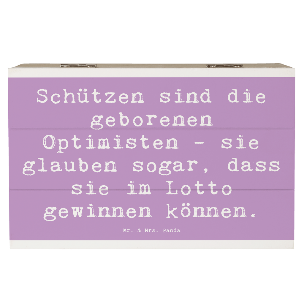 Holzkiste Spruch Schütze Optimist Holzkiste, Kiste, Schatzkiste, Truhe, Schatulle, XXL, Erinnerungsbox, Erinnerungskiste, Dekokiste, Aufbewahrungsbox, Geschenkbox, Geschenkdose, Tierkreiszeichen, Sternzeichen, Horoskop, Astrologie, Aszendent