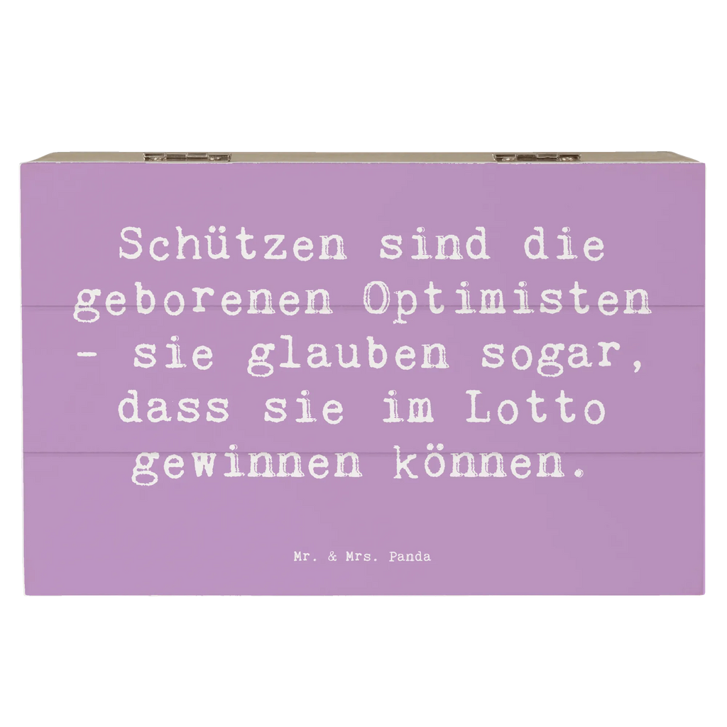 Holzkiste Spruch Schütze Optimist Holzkiste, Kiste, Schatzkiste, Truhe, Schatulle, XXL, Erinnerungsbox, Erinnerungskiste, Dekokiste, Aufbewahrungsbox, Geschenkbox, Geschenkdose, Tierkreiszeichen, Sternzeichen, Horoskop, Astrologie, Aszendent